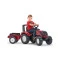 Дитячий трактор на педалях з причепом Falk 4000AB VALTRA S4 (колір – червоний)